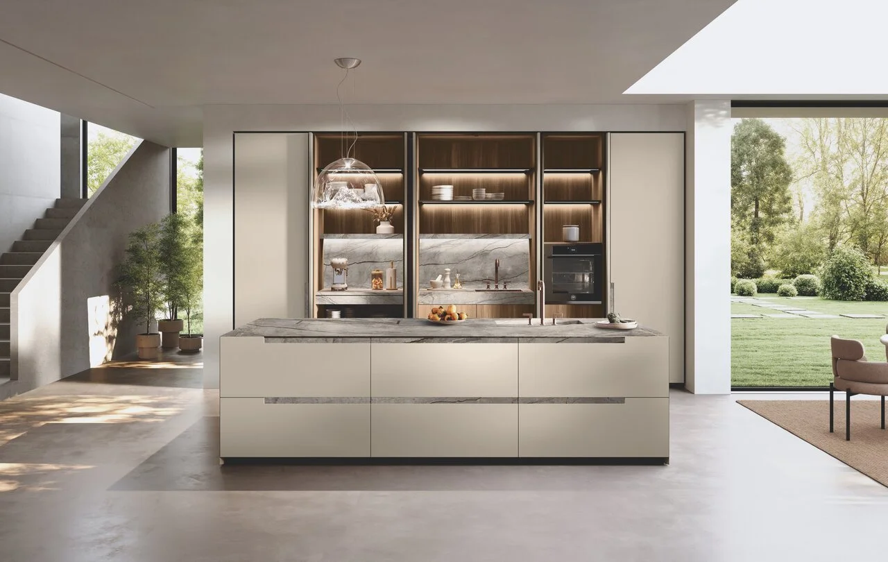 Cucine con gola o maniglia